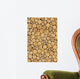 Stacked Logs Texture Natural Wall Decal