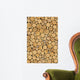 Stacked Logs Texture Natural Wall Decal
