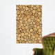 Stacked Logs Texture Natural Wall Decal