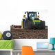 Large Tractor Preparing Soil Wall Decal