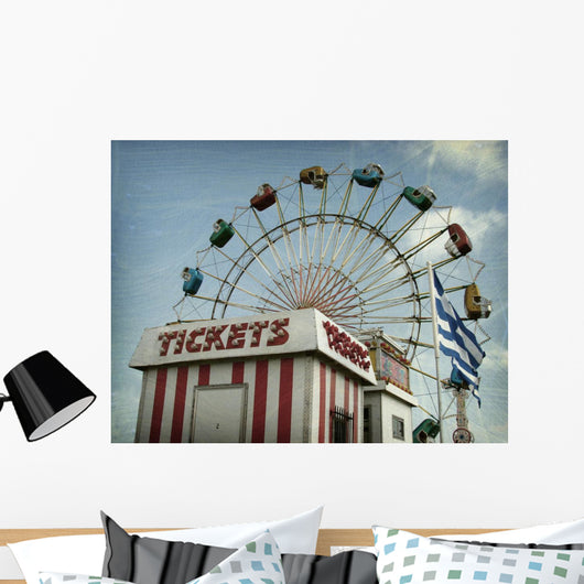 Aged and Worn Photo Wall Decal