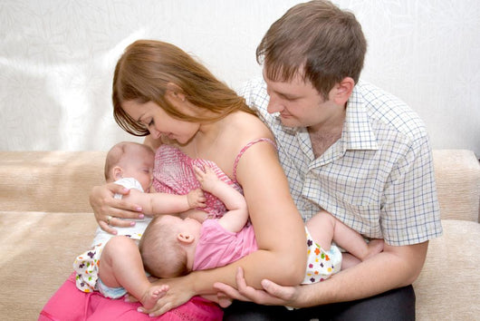 Breast Feeding Two Little Wall Decal