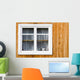 White Window Wall Decal