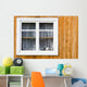 White Window Wall Decal