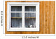 White Window Wall Decal
