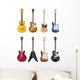 Acoustic and Electric Guitars Wall Decal