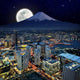 Surreal Yokohama City Wall Decal