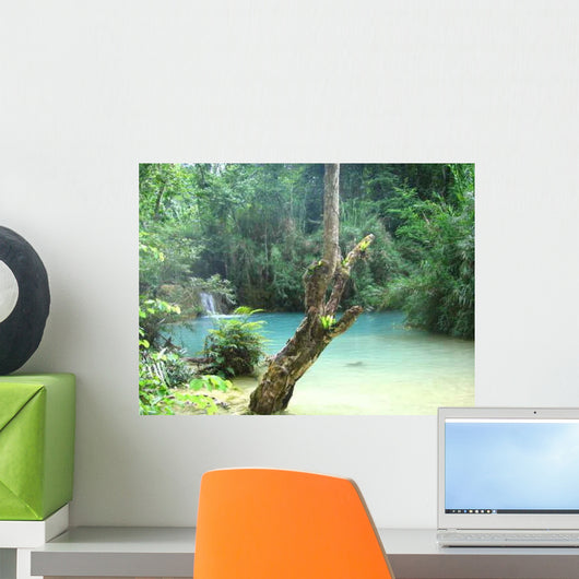 Kuang Si Waterfall Wall Decal