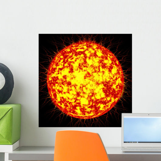 Sun Outer Space Wall Decal
