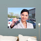 Woman with Car Key Wall Decal