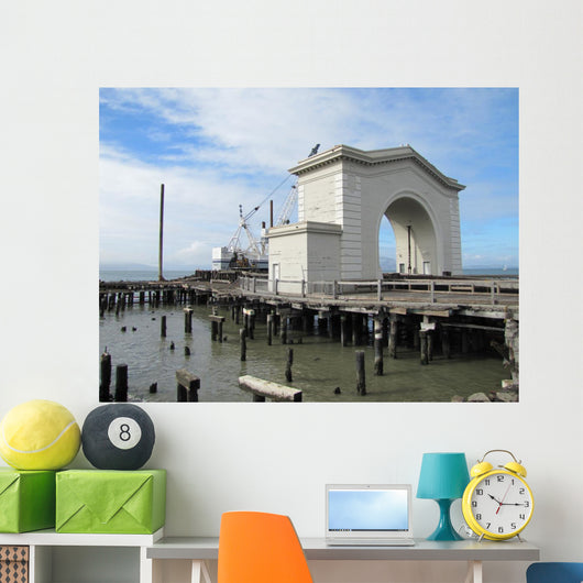 San Francisco Pier 43 Ferry Arch Wall Decal