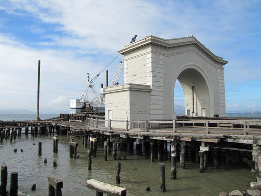 San Francisco Pier 43 Ferry Arch Wall Decal