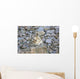 Snow Leopard Resting on a Rock Wall Decal