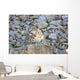 Snow Leopard Resting on a Rock Wall Decal