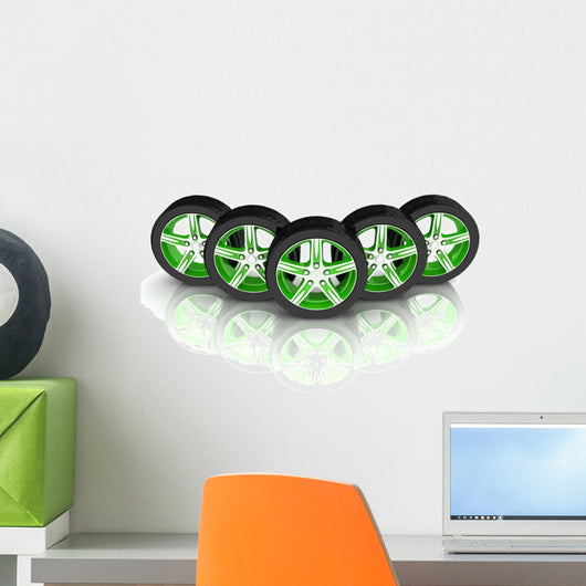 Wheels Wall Decal