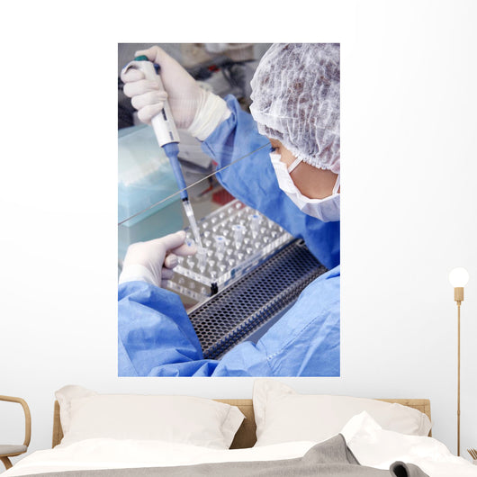 Doctor Working Laboratory Wall Decal