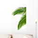 Two Palm Tree Leaves Wall Decal