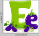 Letter E Wall Decal