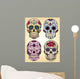 Day Dead Vector Illustration Wall Decal