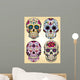 Day Dead Vector Illustration Wall Decal