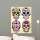 Day Dead Vector Illustration Wall Decal
