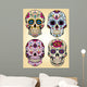 Day Dead Vector Illustration Wall Decal