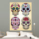 Day Dead Vector Illustration Wall Decal
