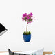 Detail Bougainvillea Blue Pot Wall Decal
