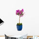 Detail Bougainvillea Blue Pot Wall Decal