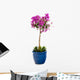 Detail Bougainvillea Blue Pot Wall Decal