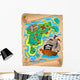 Parchment with Treasure Map Wall Decal