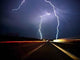 Twin Lightning Bolts Strike Wall Decal