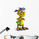 Cute Cartoon Monster Doing Wall Decal