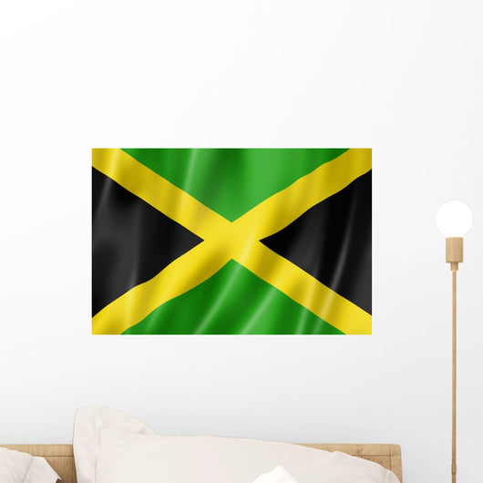 Jamaican Flag Wall Decal