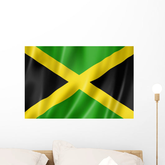 Jamaican Flag Wall Decal