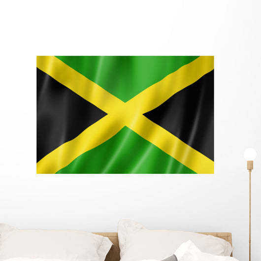 Jamaican Flag Wall Decal