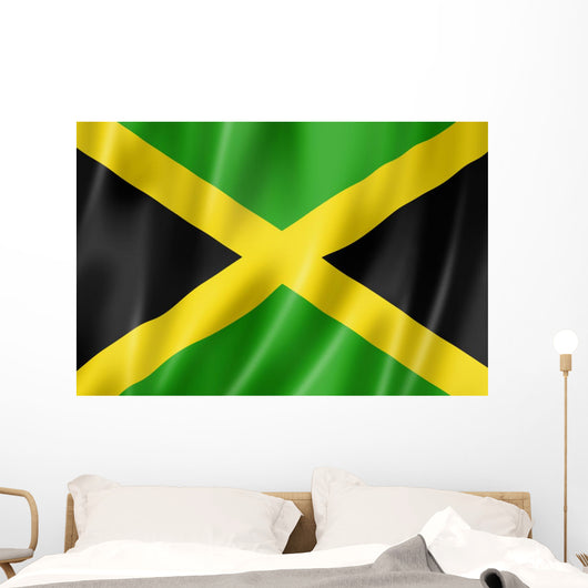 Jamaican Flag Wall Decal
