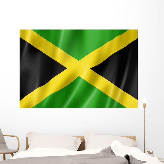 Jamaican Flag Wall Decal
