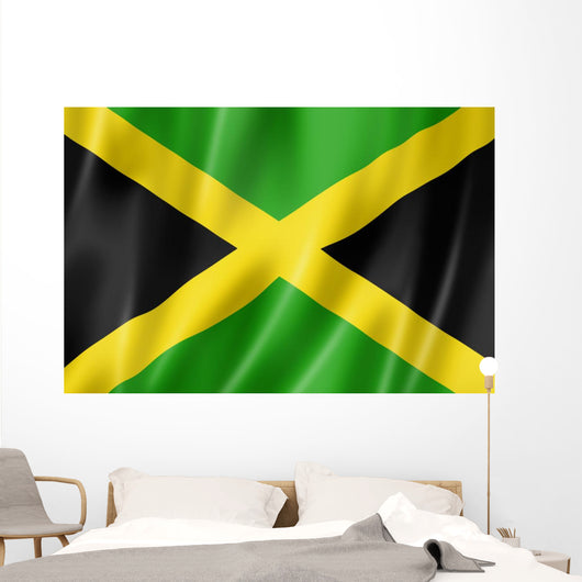 Jamaican Flag Wall Decal