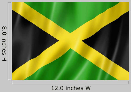 Jamaican Flag Wall Decal