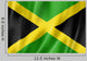 Jamaican Flag Wall Decal