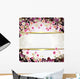 Flowers Banner with Center Open Wall Decal