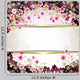 Flowers Banner with Center Open Wall Decal