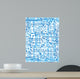 Blue Printed Pcb X-ray Wall Decal