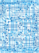Blue Printed Pcb X-ray Wall Decal