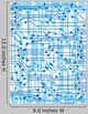 Blue Printed Pcb X-ray Wall Decal