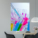Test Tubes with Pipette Wall Decal