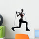 Woman Exercising with Gymstick - Lunge Wall Decal