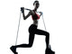 Woman Exercising with Gymstick - Lunge Wall Decal