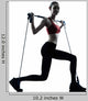 Woman Exercising with Gymstick - Lunge Wall Decal